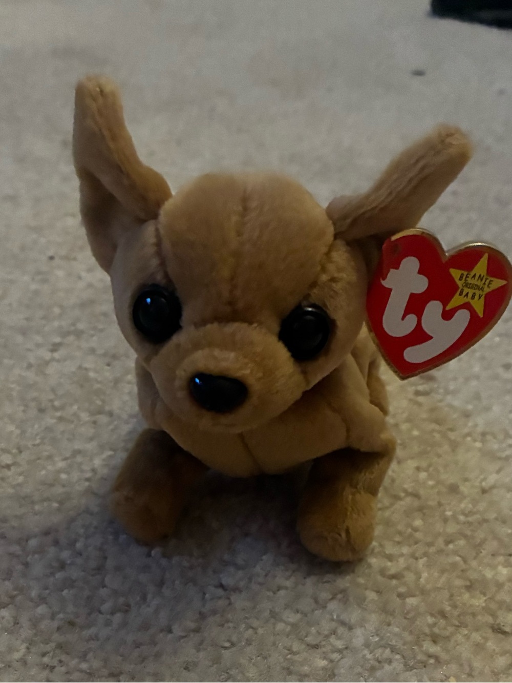 Ty Brown Chihuahua Plush 1998 “Tiny”